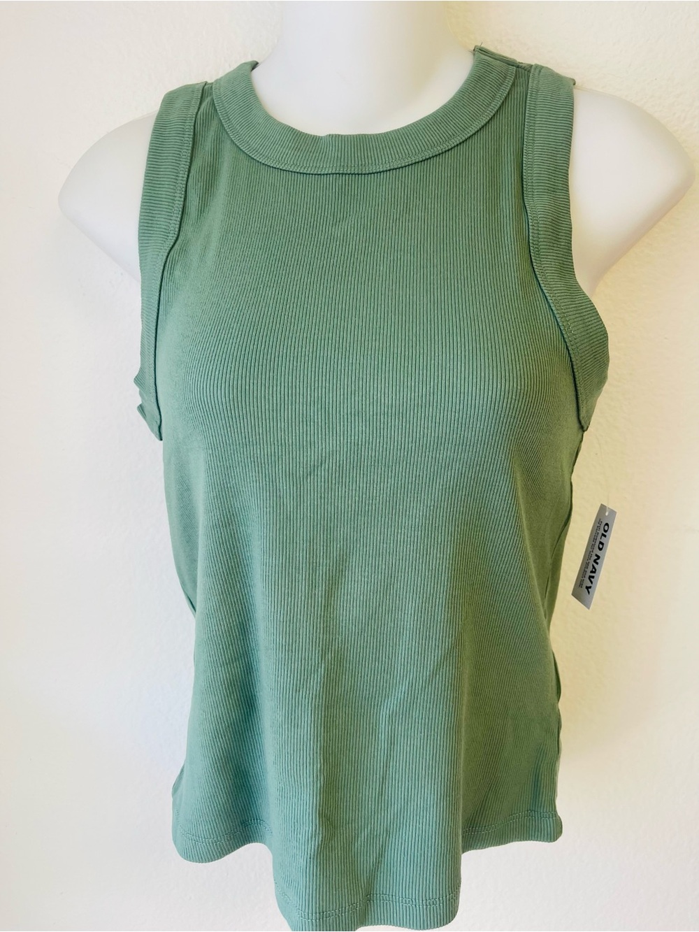Old Navy Sage Green Ribbed Tank